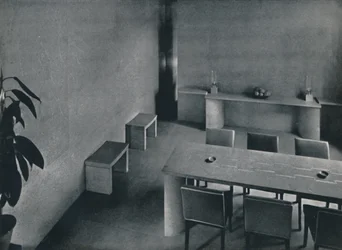 Comedor del arquitecto Oliver Hill, F.R.I.B.A.
