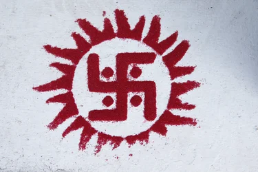 Rangoli de Diwali. Reino Unido
