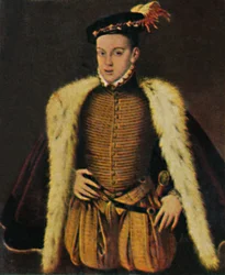 Don Carlos 1545-1568. - Pintura de Sanchez Coello, 1934