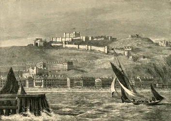 Dover, desde el mar, 1898