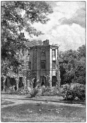 Down House, cerca de Beckenham, Kent, desde el jardín, 1883