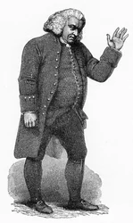 Dr. Johnson, hombre de letras inglés, c. 1780