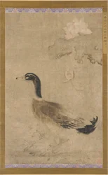 Pato y flores de loto, dinastía Yuan, 1279-1368