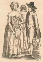 Vestido del reinado de Carlos I y el Interregno