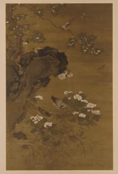 Patos en el Arroyo de Otoño, dinastía Ming, siglos XVI-XVII