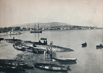 Dunoon - Vista en el Clyde, 1895