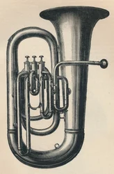 E Bombardon con tres válvulas, 1910