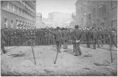 Ansiosos por trabajar, Londres, c1900 1901