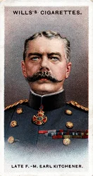 Earl Kitchener de Jartum, soldado y estadista británico nacido en Irlanda, c 1900s, 1917