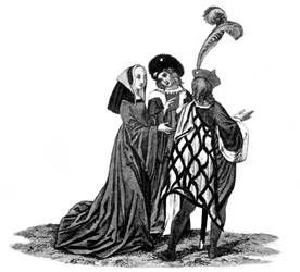 Primer tocado piramidal, finales del siglo XV-principios del siglo XVI, 1910