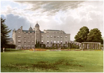 Eastwell Park, cerca de Ashford, Kent, hogar del Duque de Edimburgo, c1880