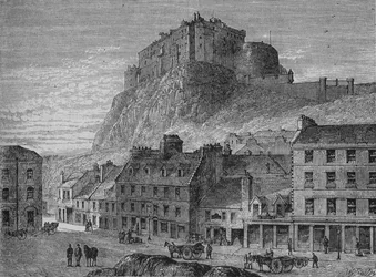 Castillo de Edimburgo, c1880