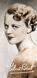 Edna Best 1900-1974, actriz británica de teatro y cine, 1935