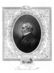 Edward Everett, político del Partido Whig Americano de Massachusetts, 1862-1867