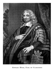 Edward Hyde 1609-1674, 1er Conde de Clarendon, siglo XIX