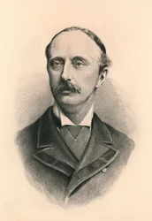 Edward Stanhope, político del Partido Conservador Británico, 1896