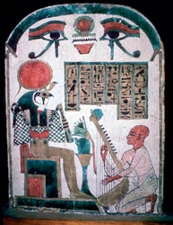 Losa funeraria egipcia de Diedkhonsu Soefankh