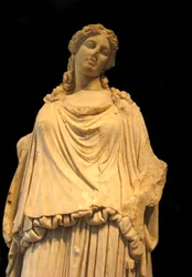 Eirene, la Diosa de la Paz, copia romana de un original griego, 1ra mitad del siglo I d.C.