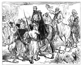 Eldred Pottinger en Herat, Afganistán, c. 1837, 1900