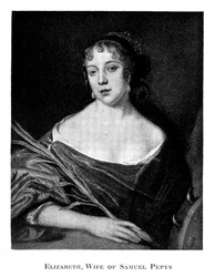 Elizabeth Pepys 1640-1669, siglo XIX