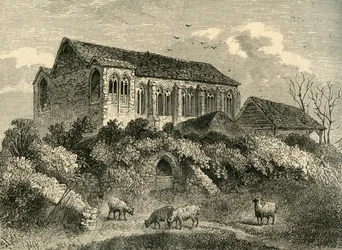 Palacio de Eltham en 1790, c1878