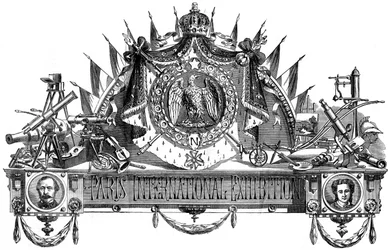 Emblema de la Exposición Internacional de París, 1867