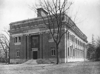 Emerson Hall, Universidad de Harvard, Cambridge, Massachusetts, EE.UU., principios del siglo XX