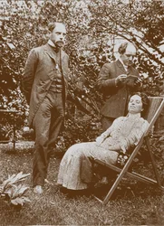 Emil, Anna y Nikolai Medtner, 1900s