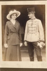 Emperador Carlos I de Austria 1887-1922, con la Emperatriz Zita