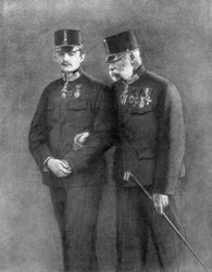 Emperador Francisco José I de Austria y Archiduque Carlos Habsburgo, 1926