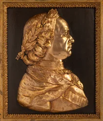 Emperador Pedro I el Grande (bajorrelieve)
