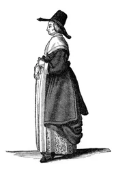 Esposa de comerciante inglés, 1649, 1910