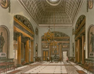 Vestíbulo de entrada de la Casa Carlton, Westminster, Londres