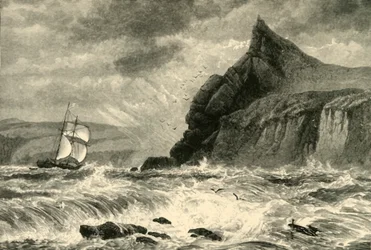 Entrada al Puerto de Fowey, 1898