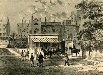 Entrada a Old Tattersalls, c. 1876
