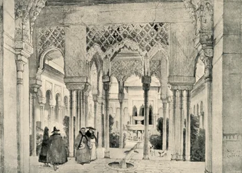 Entrada al Patio de los Leones, c1830, 1907