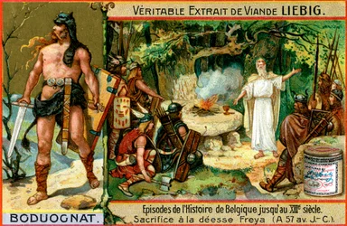 Episodios en la historia de Bélgica hasta el siglo XIII: Boduognatus, c. 1900