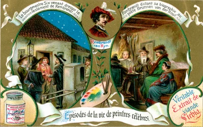 Episodios de la Vida de Pintores Famosos: Rembrandt, c1900