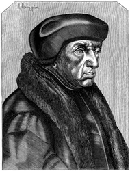 Erasmo 1469-1536, humanista y teólogo holandés, siglo XVI 1849