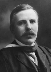 Ernest Rutherford 1871-1937, físico atómico ganador del Premio Nobel, c1908