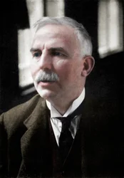 Ernest Rutherford 1871-1937, físico atómico ganador del Premio Nobel