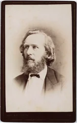 Ernst Haeckel, naturalista alemán, c 1860s