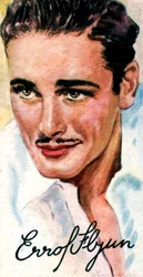 Errol Leslie Thomson Flynn, 1909-1959, actor de cine australiano, siglo XX