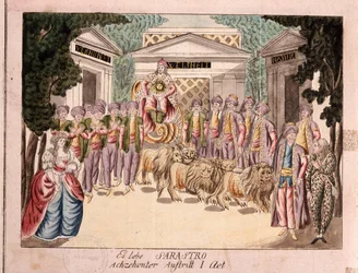 Es lebe Sarastro. El estreno de La flauta mágica de Mozart, 1790s