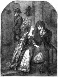 Escape del Conde de Nithsdale de la Torre de Londres, 1716, siglo XIX