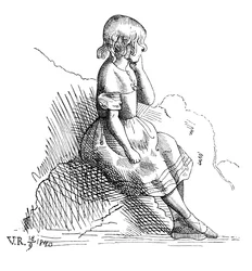 Grabado de la Reina Victoria, 1840, 1900