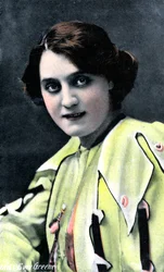 Evie Greene 1875-1917, actriz inglesa, principios del siglo XX