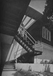 Exterior - Casa en Fairfax, California por Francis Ellsworth Lloyd, 1942