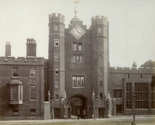 Exterior del Palacio de St James, Londres, 1887