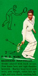 F. H. D. Wilde - Media Volea de Revés, c. 1935